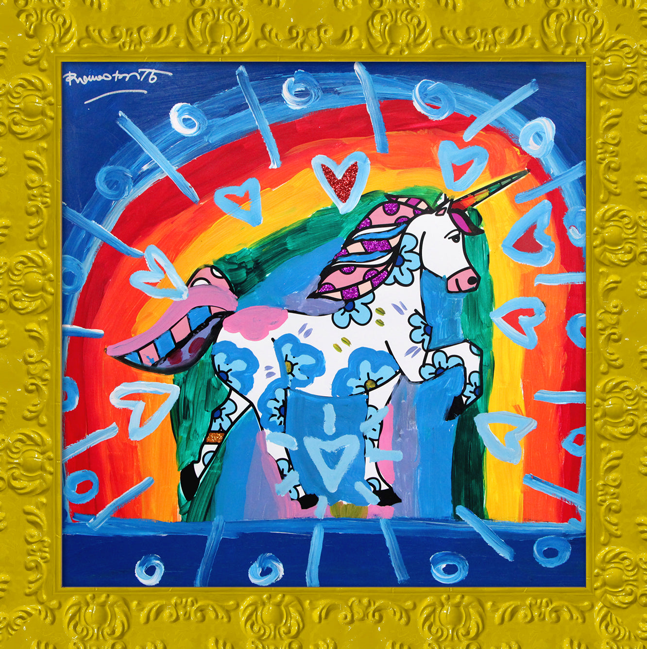 UNICORN - Mixed Media Original