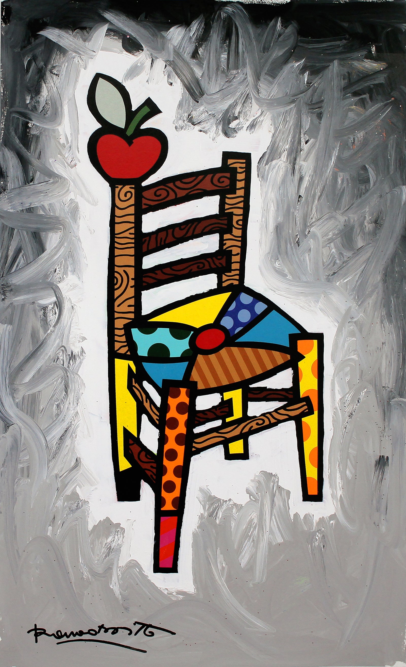 BRIGHT - Mixed Media Original