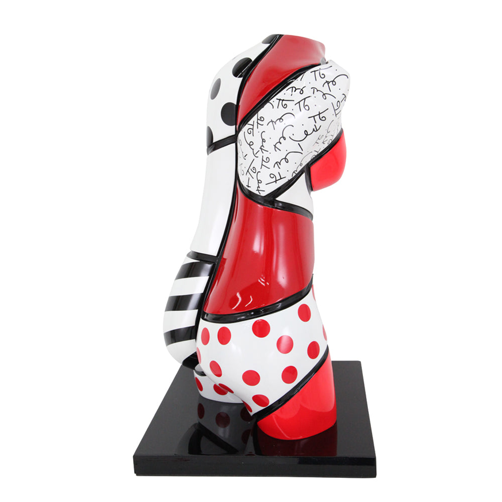classic red torso limited edition artistic colorful design collectible