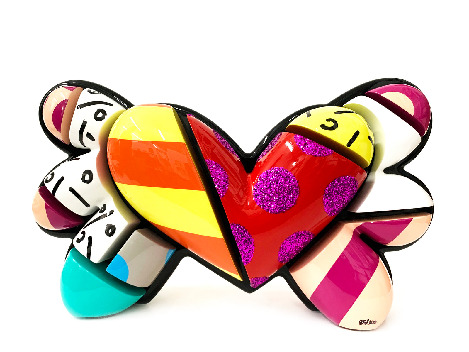 LOVE - DIAMOND DUST - (PLUMP HEART)