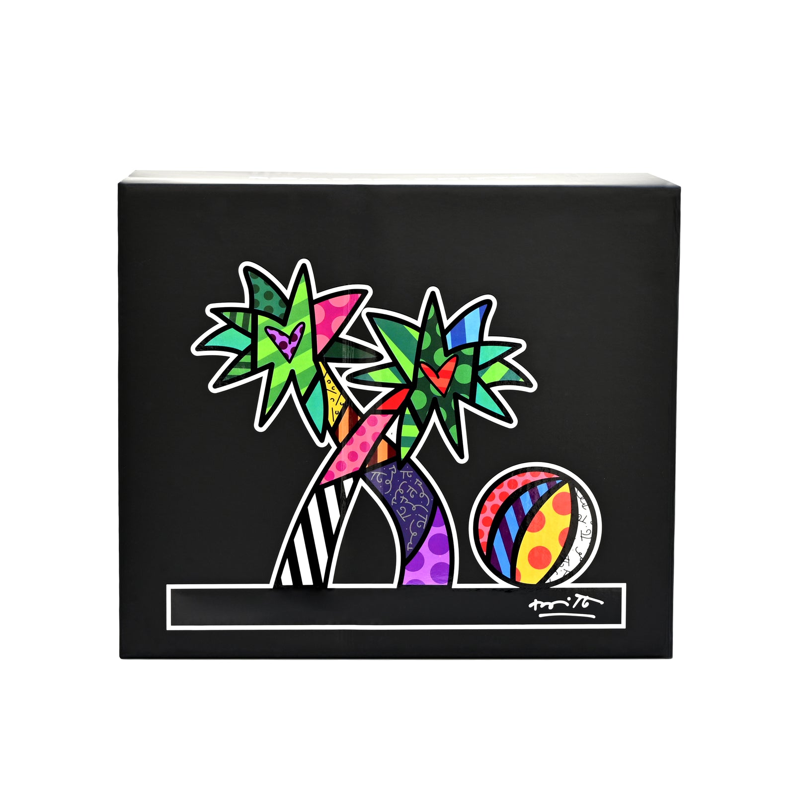 Palm Tree (Black Base) - Limited Edition Sculpture