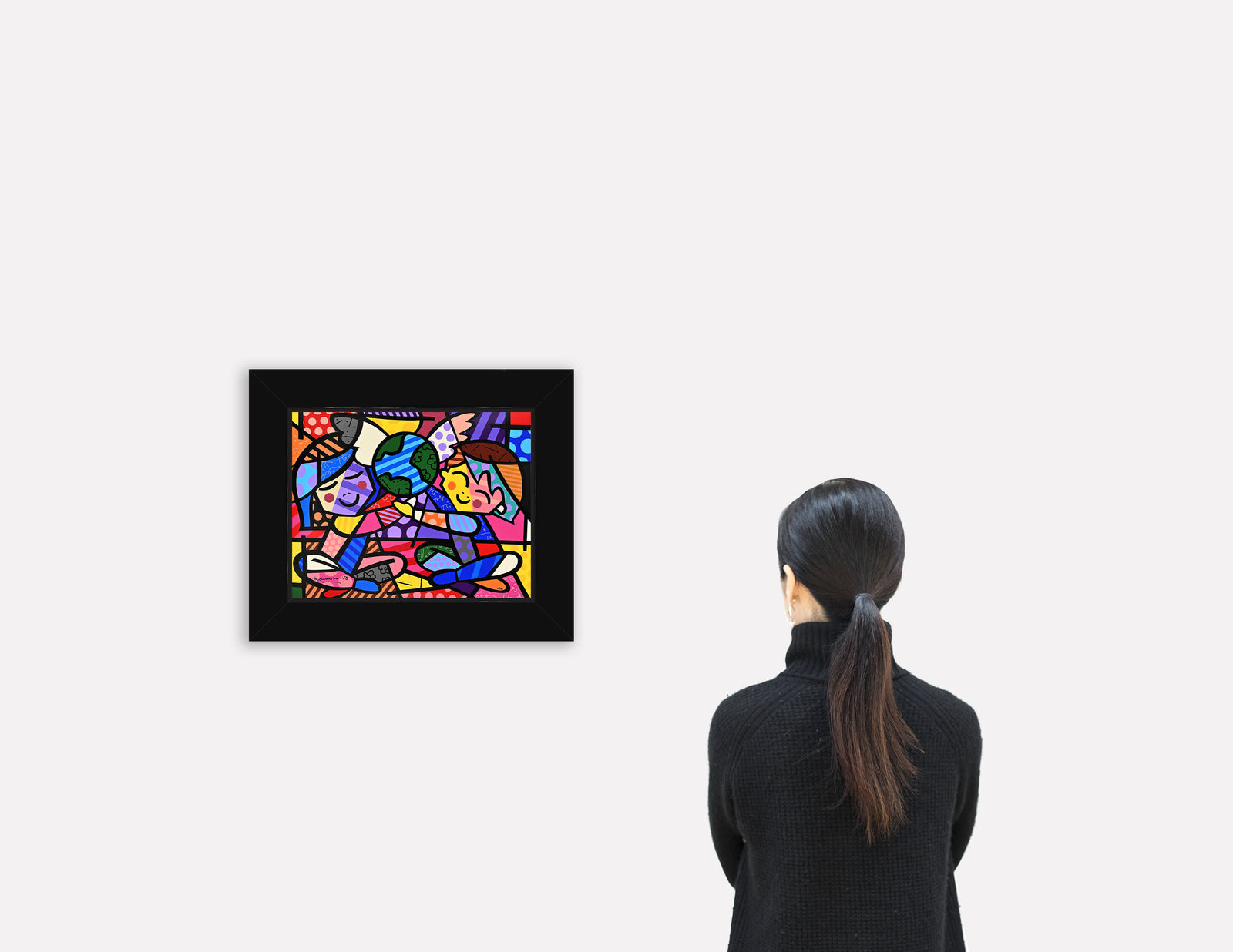 children of the world serigraph colorful decorative collectible gift idea