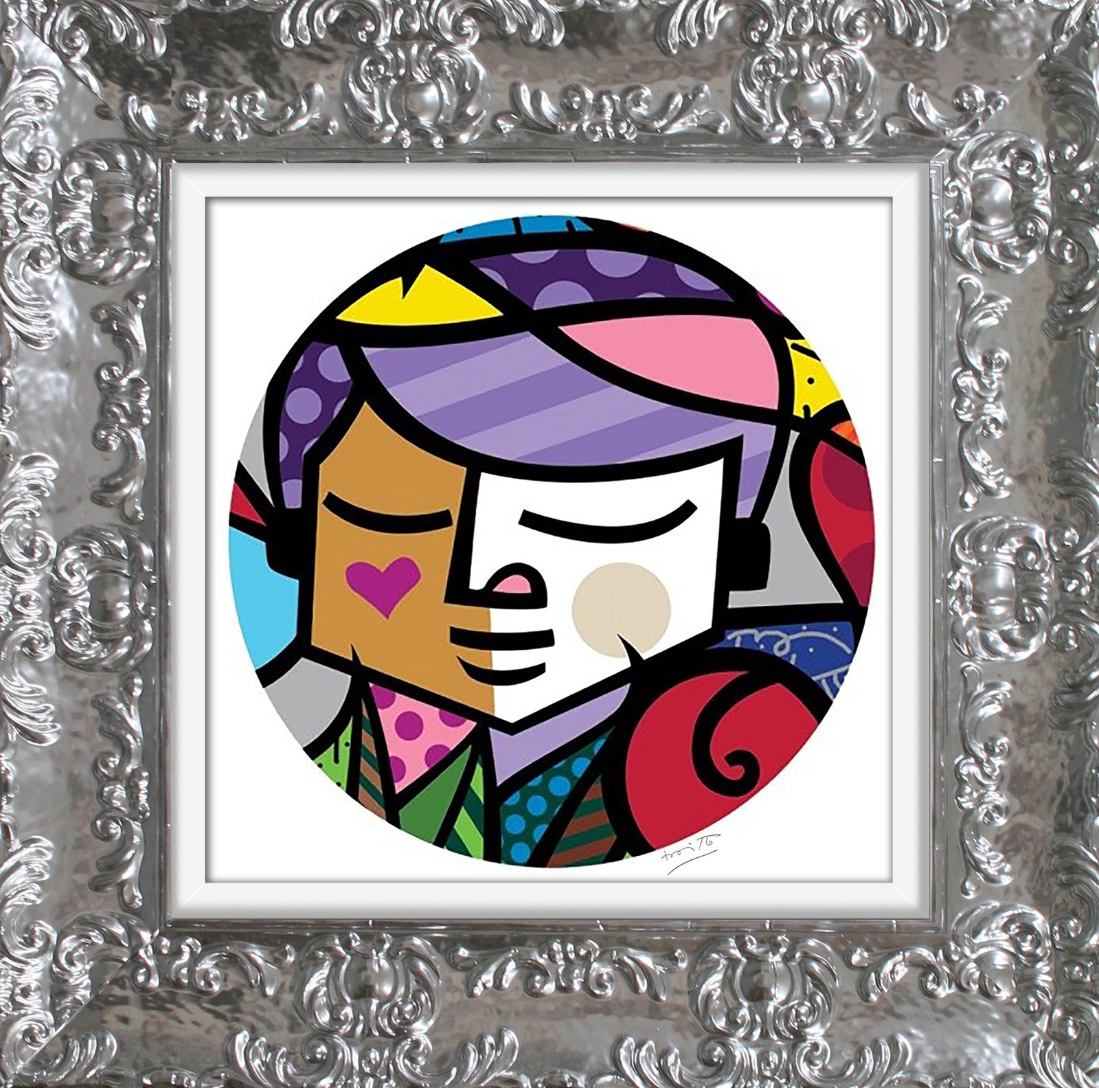 modern pop art eros serigraph vibrant home decor