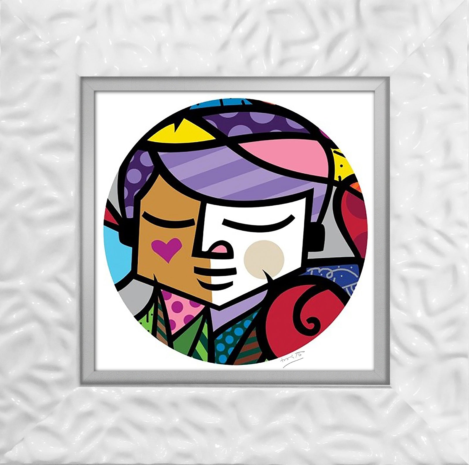 modern pop art eros serigraph vibrant home decor