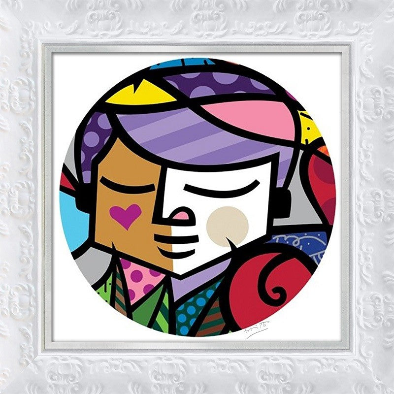 Romero Britto eros serigraph colorful pop art design