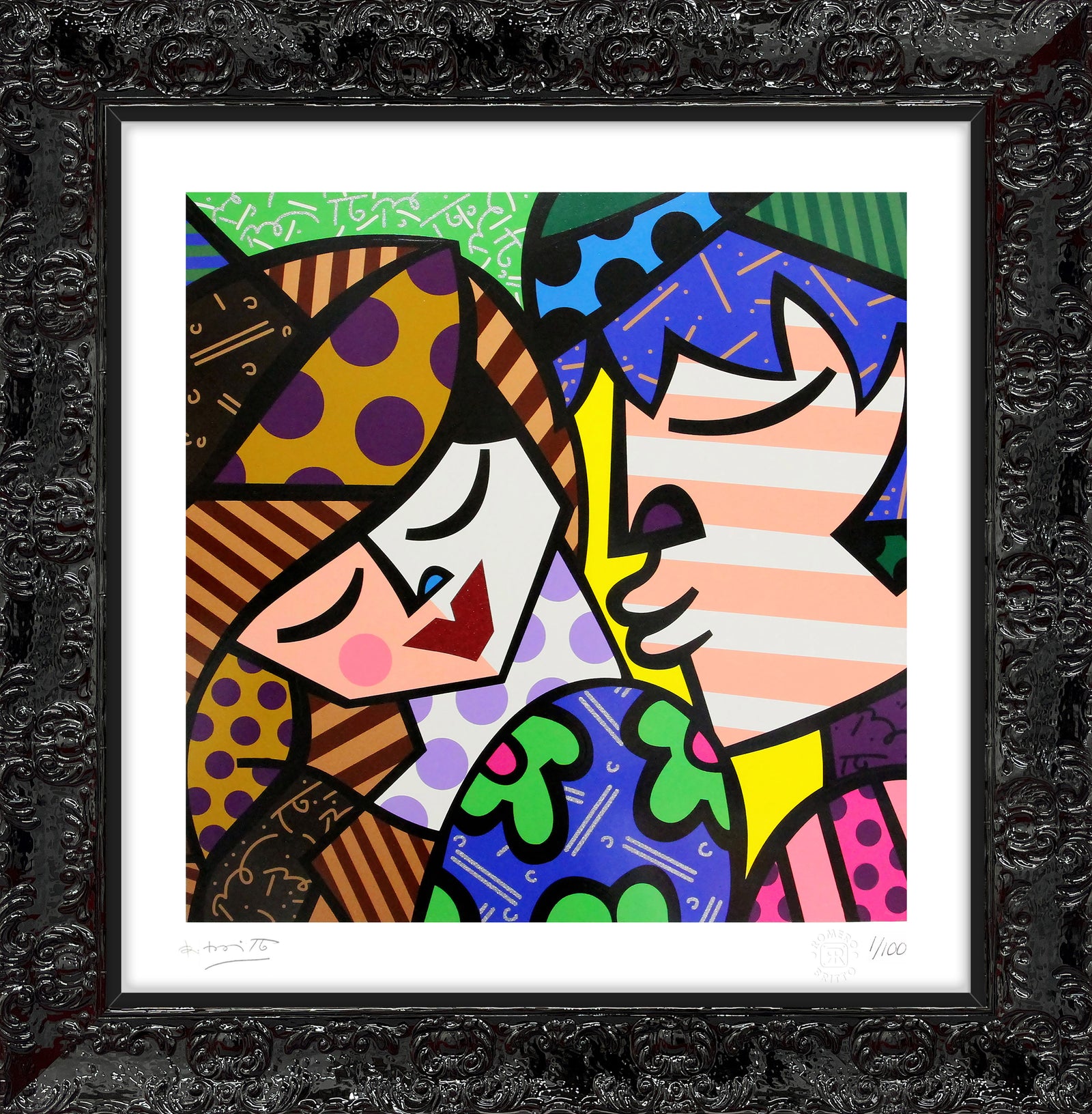 delicious serigraph artistic colorful design collectible