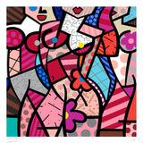 THREE GRACES-SUMMER (PINK) - Serigraph