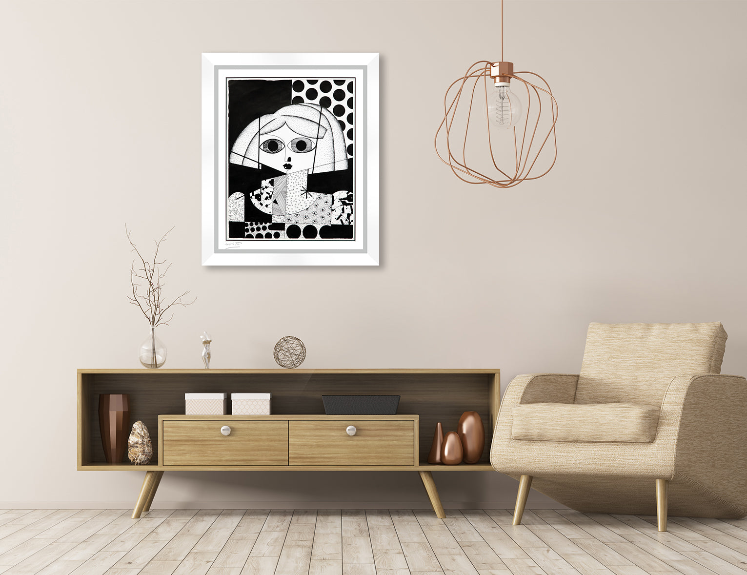 the key holder serigraph artist artistic colorful design collectible
