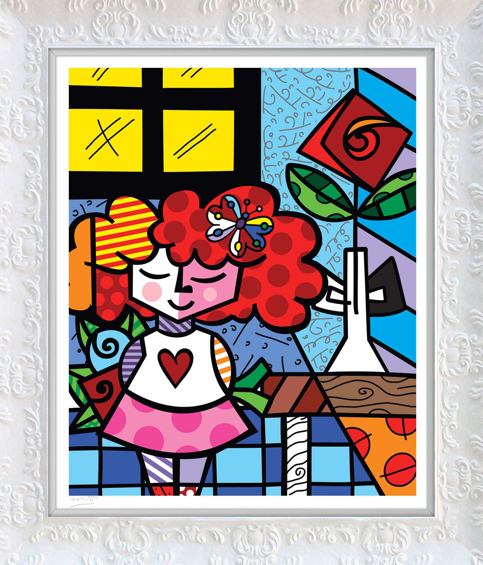 modern pop art the good girl serigraph vibrant home decor