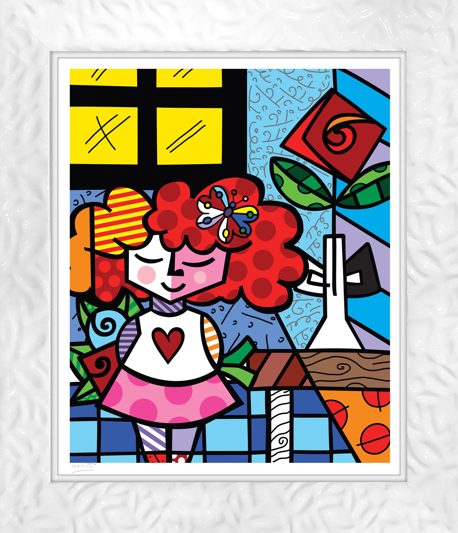 the good girl serigraph colorful decorative collectible gift idea