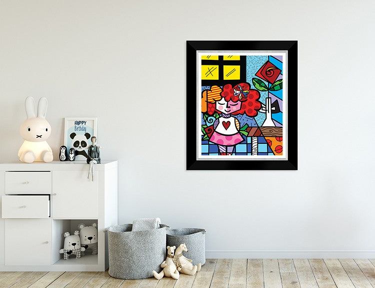modern pop art the good girl serigraph vibrant home decor