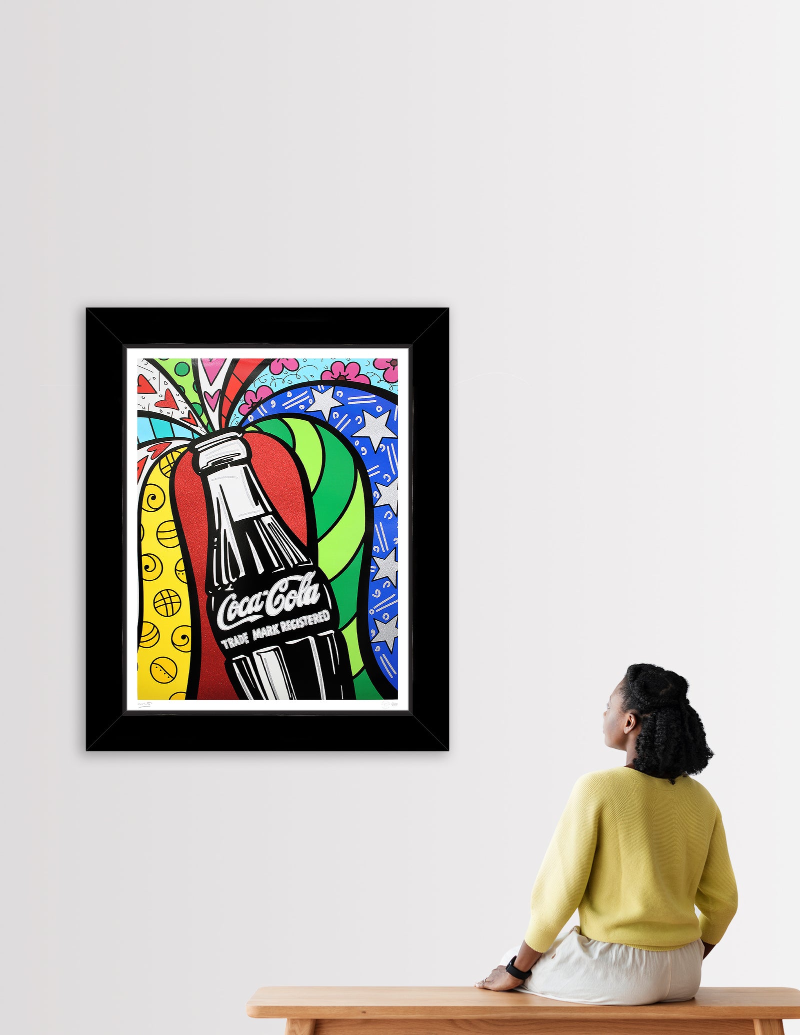 cocacola sharing serigraph colorful decorative collectible gift idea