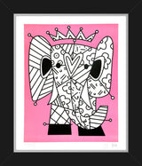 PINK ELEPHANT - Lithograph