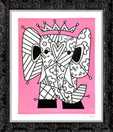 PINK ELEPHANT - Lithograph