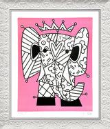 PINK ELEPHANT - Lithograph