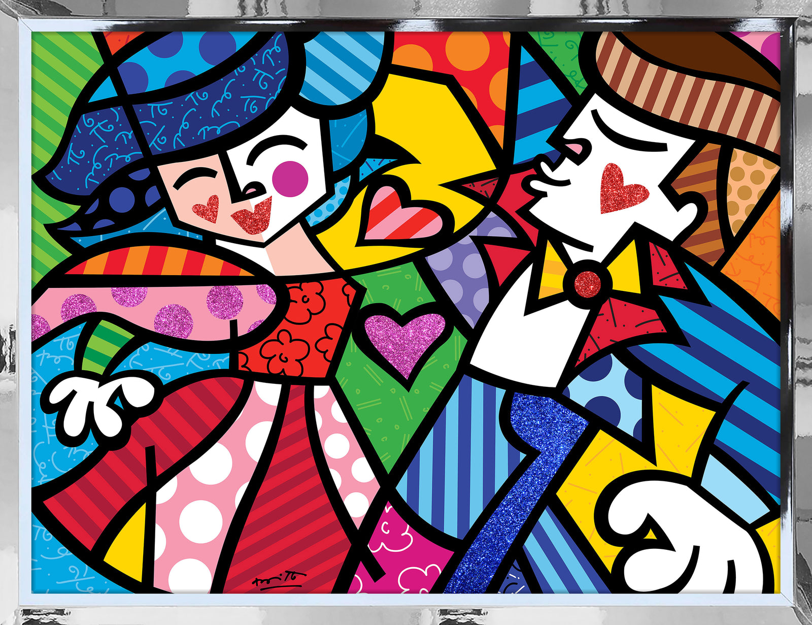 letss dance limited edition print artistic colorful design collectible