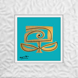 Teal and Gold - Limited Edition
