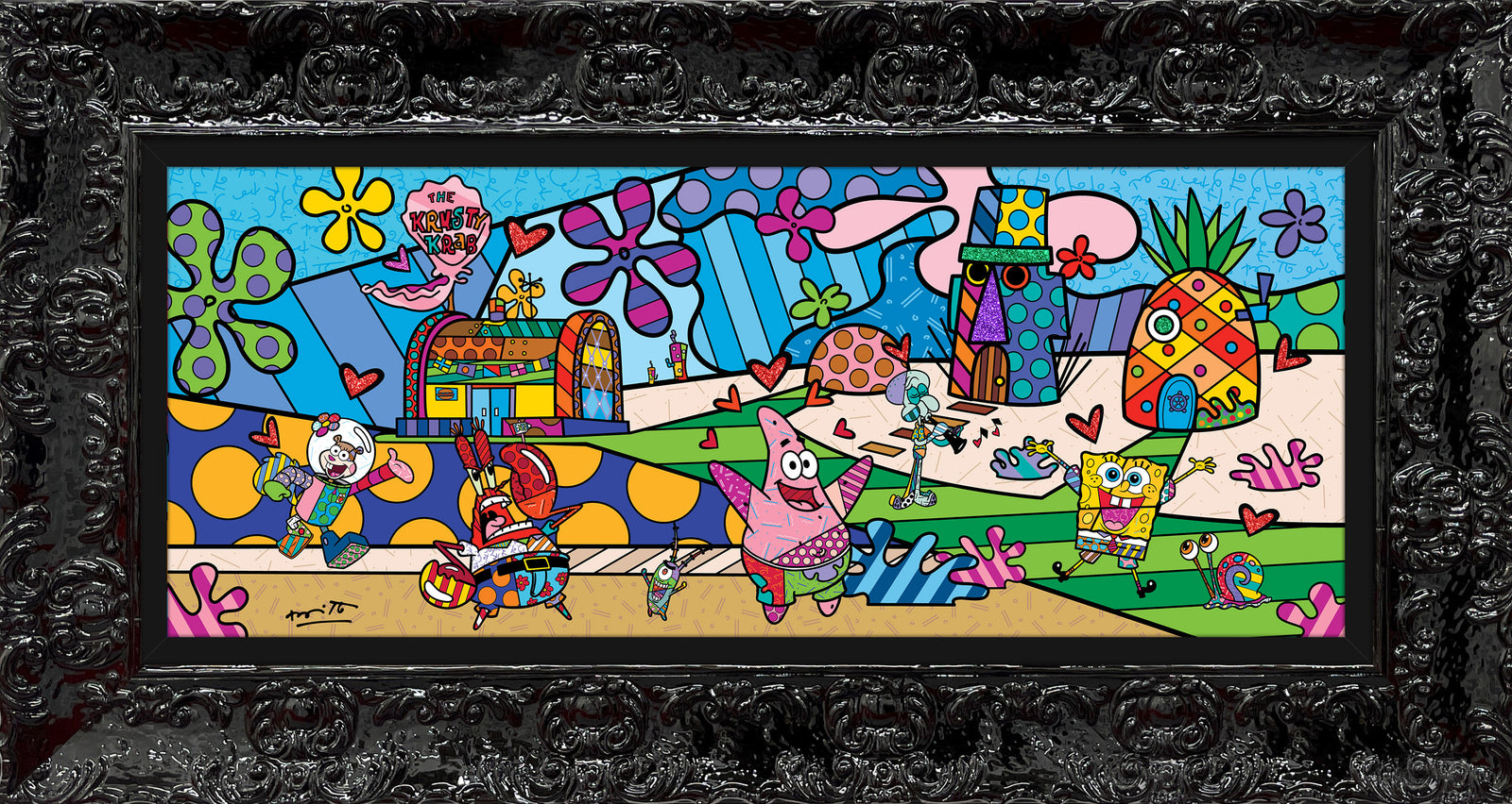 my ocean spongebob by britto colorful decorative collectible gift idea