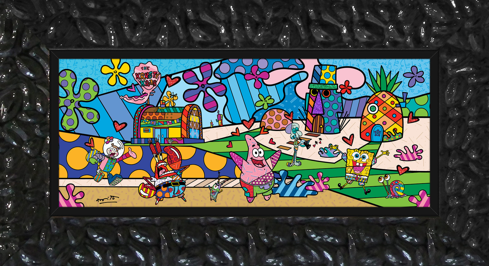 my ocean spongebob by britto artistic colorful design collectible