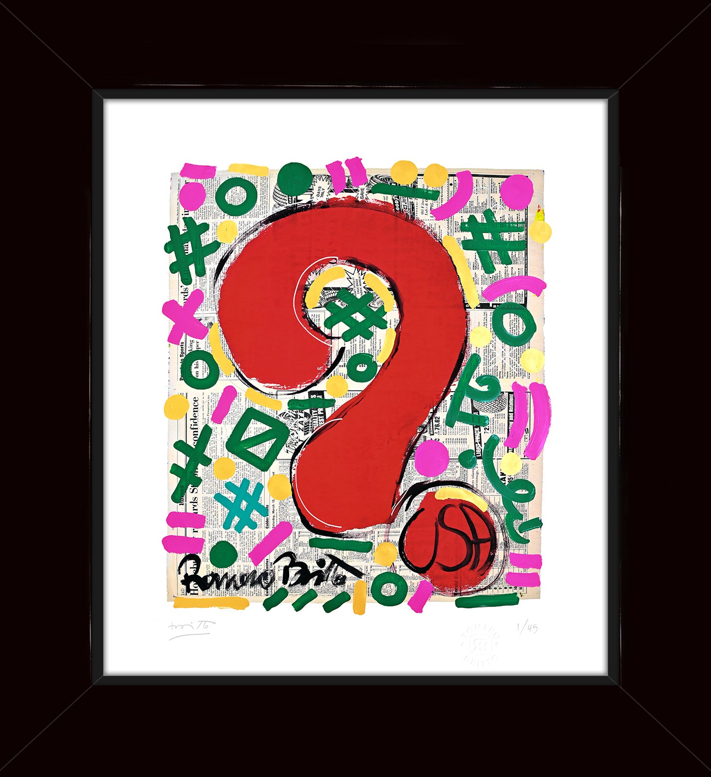 why limited edition print artistic colorful design collectible