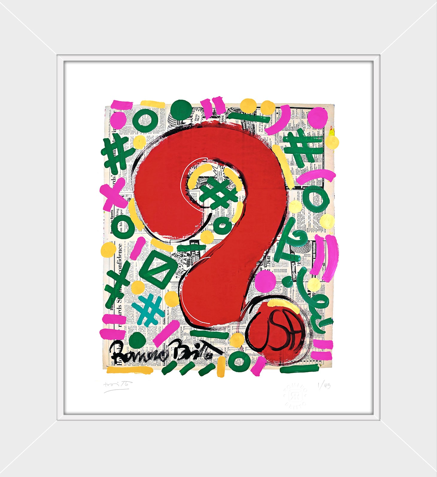 why limited edition print artistic colorful design collectible