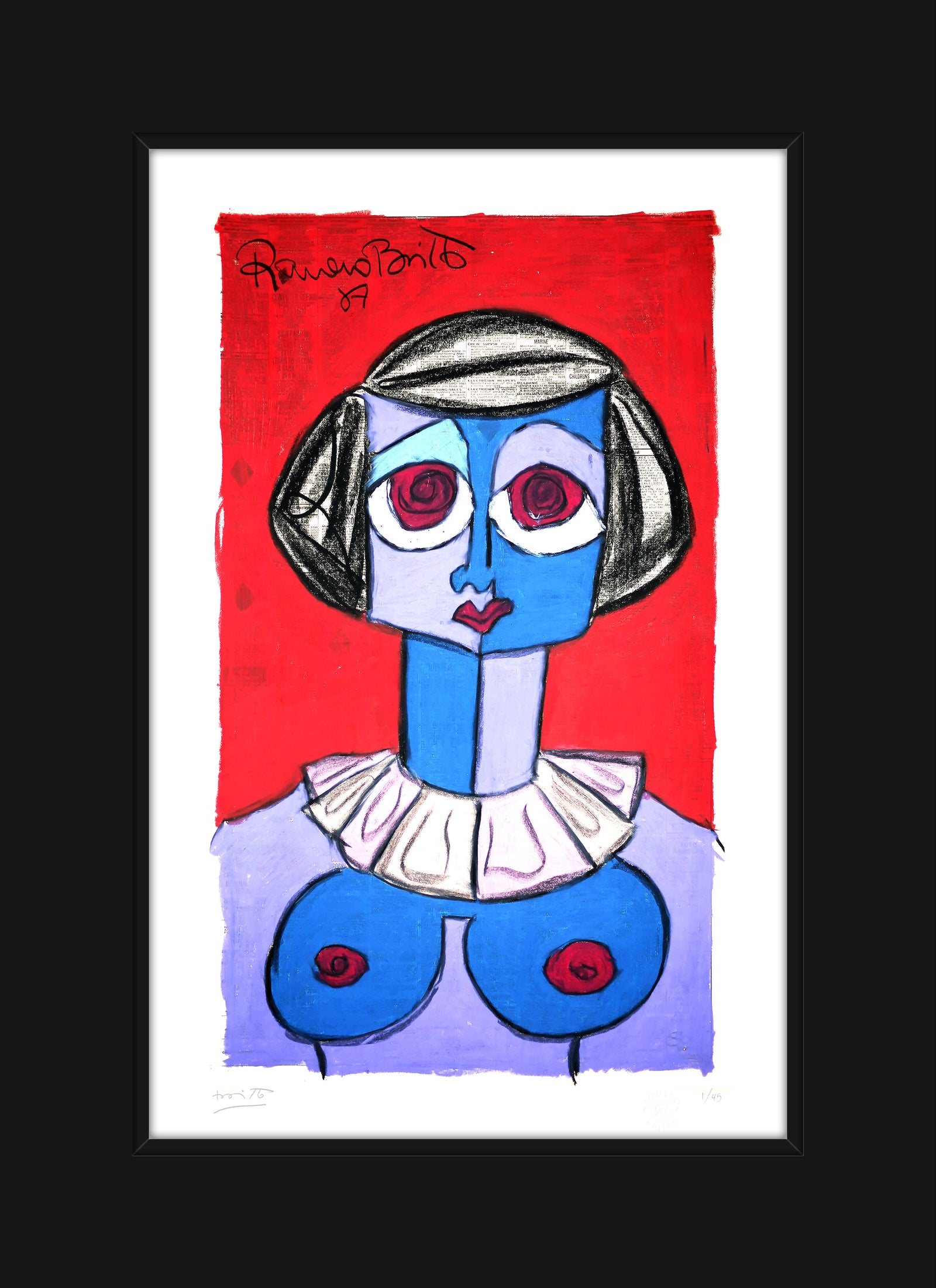 moulin rouge limited edition print artistic colorful design collectible