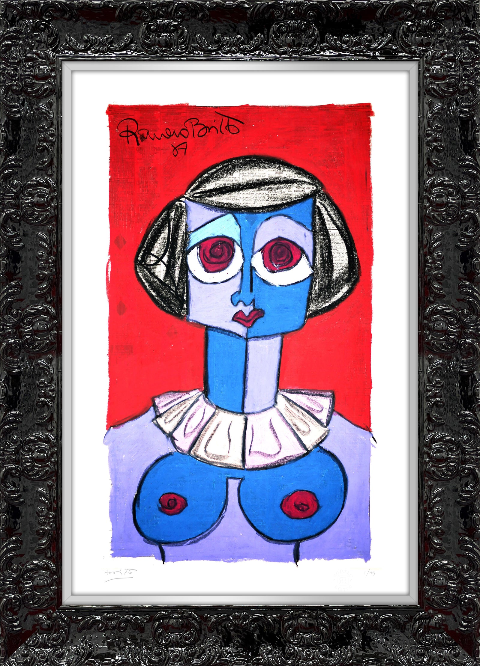 moulin rouge limited edition print colorful decorative collectible gift idea