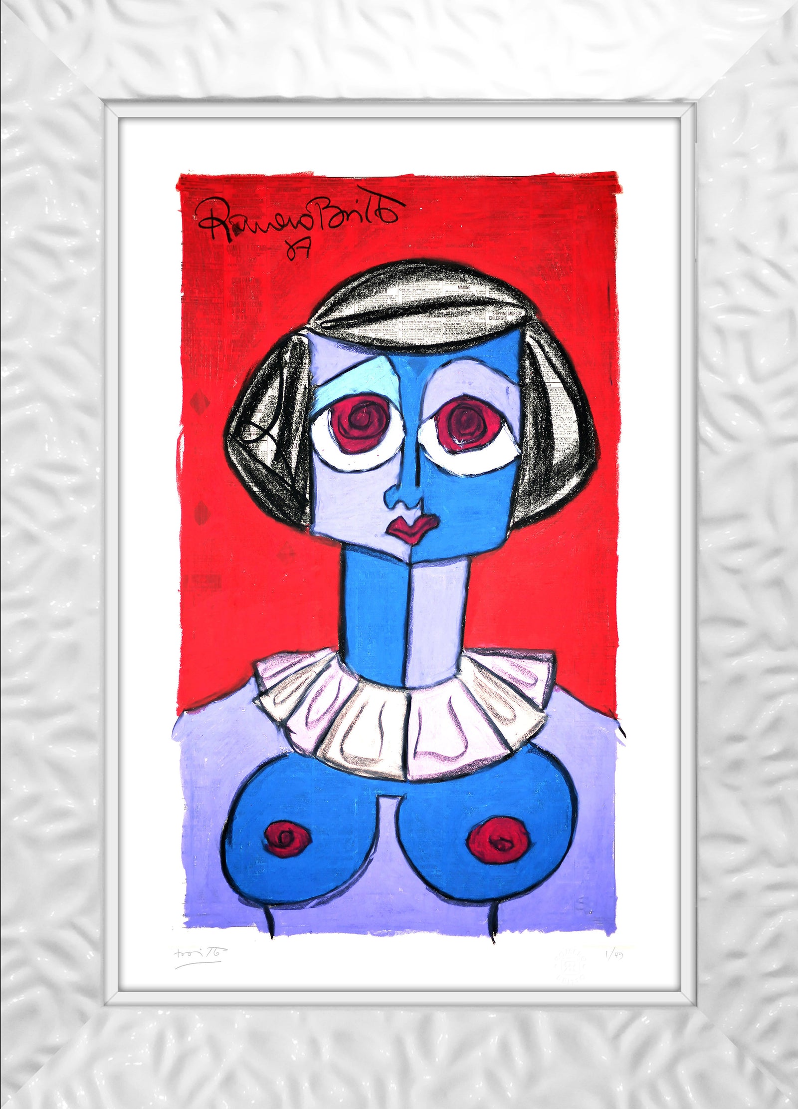 modern pop art moulin rouge limited edition print vibrant home decor