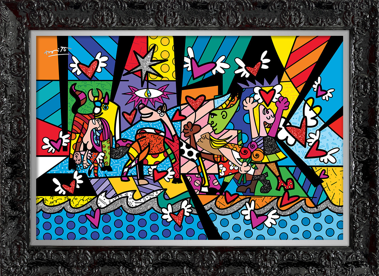 modern pop art revival limited edition print vibrant home decor