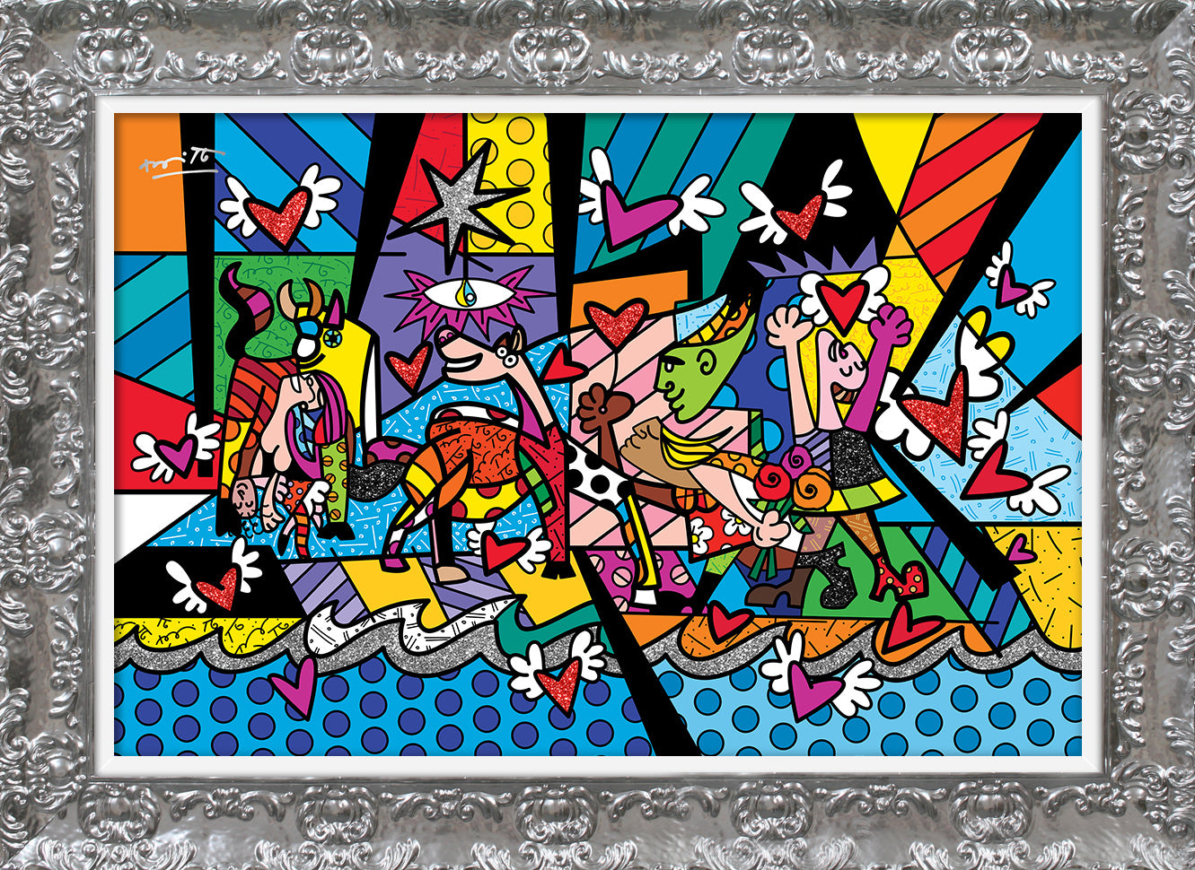 modern pop art revival limited edition print vibrant home decor