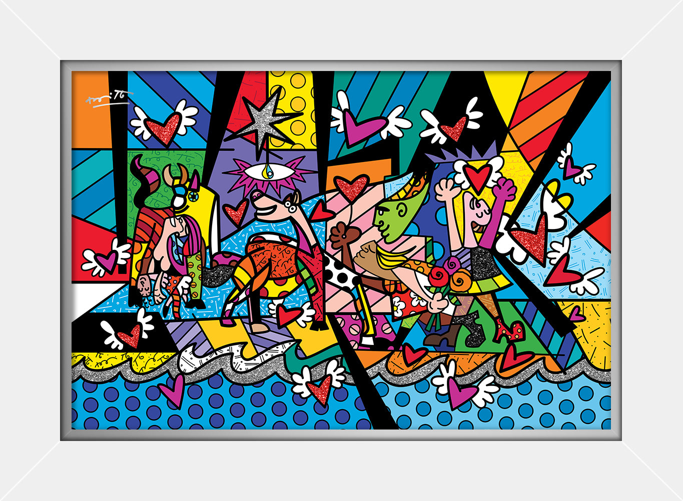 revival limited edition print artistic colorful design collectible