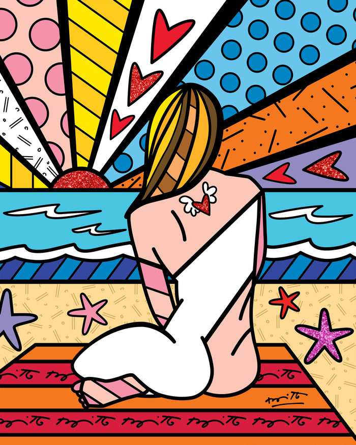 SUNSET AT THE BEACH - Limited Edition Print