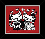 CATS ROMANCE - Limited Edition Print