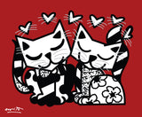 CATS ROMANCE - Limited Edition Print
