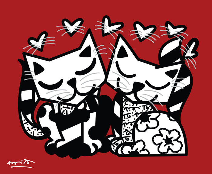 CATS ROMANCE - Limited Edition Print