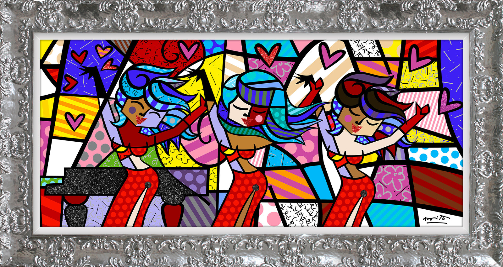 on the dance floor limited artistic colorful design collectible