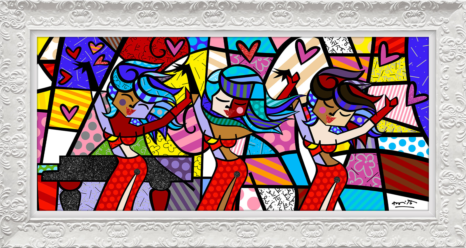 on the dance floor limited artistic colorful design collectible