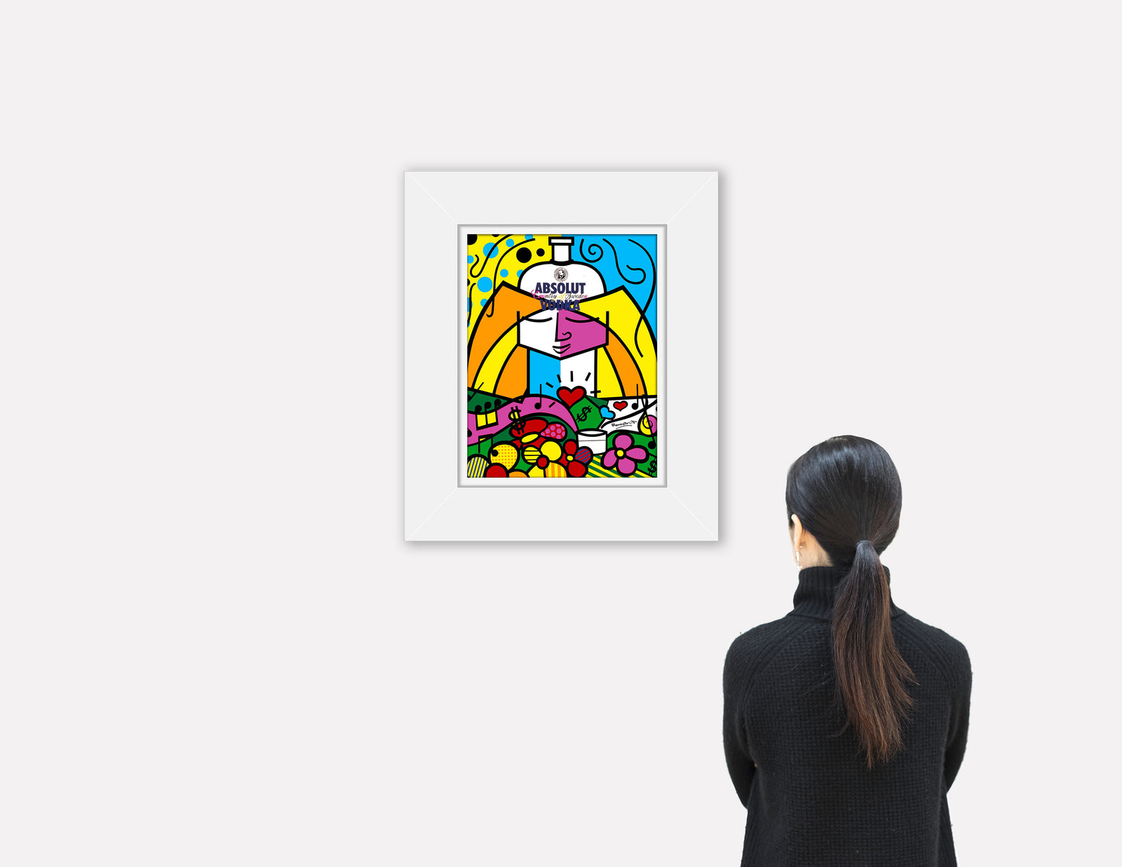 modern pop art absolut ii open edition print vibrant home decor