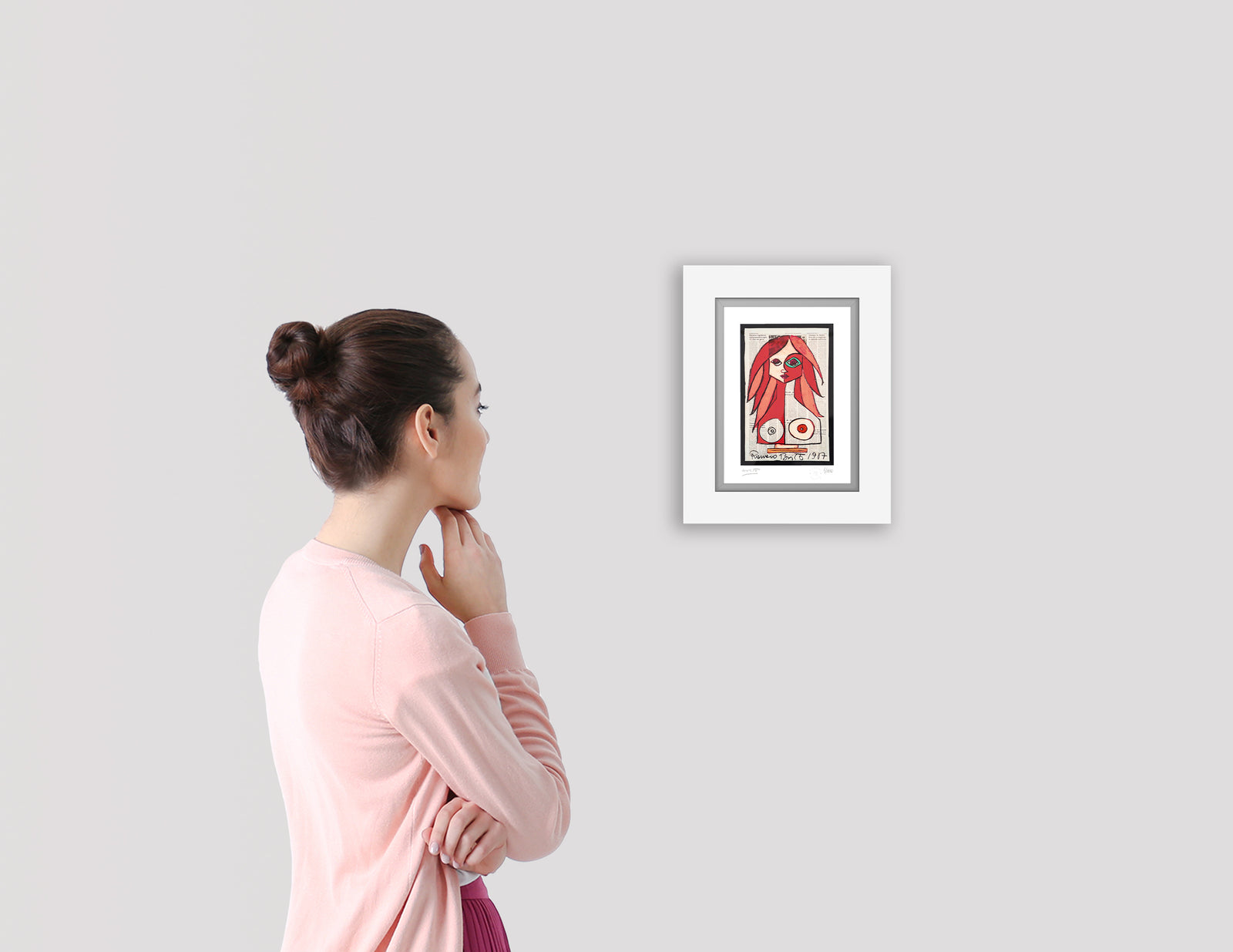 red limited edition print colorful decorative collectible gift idea