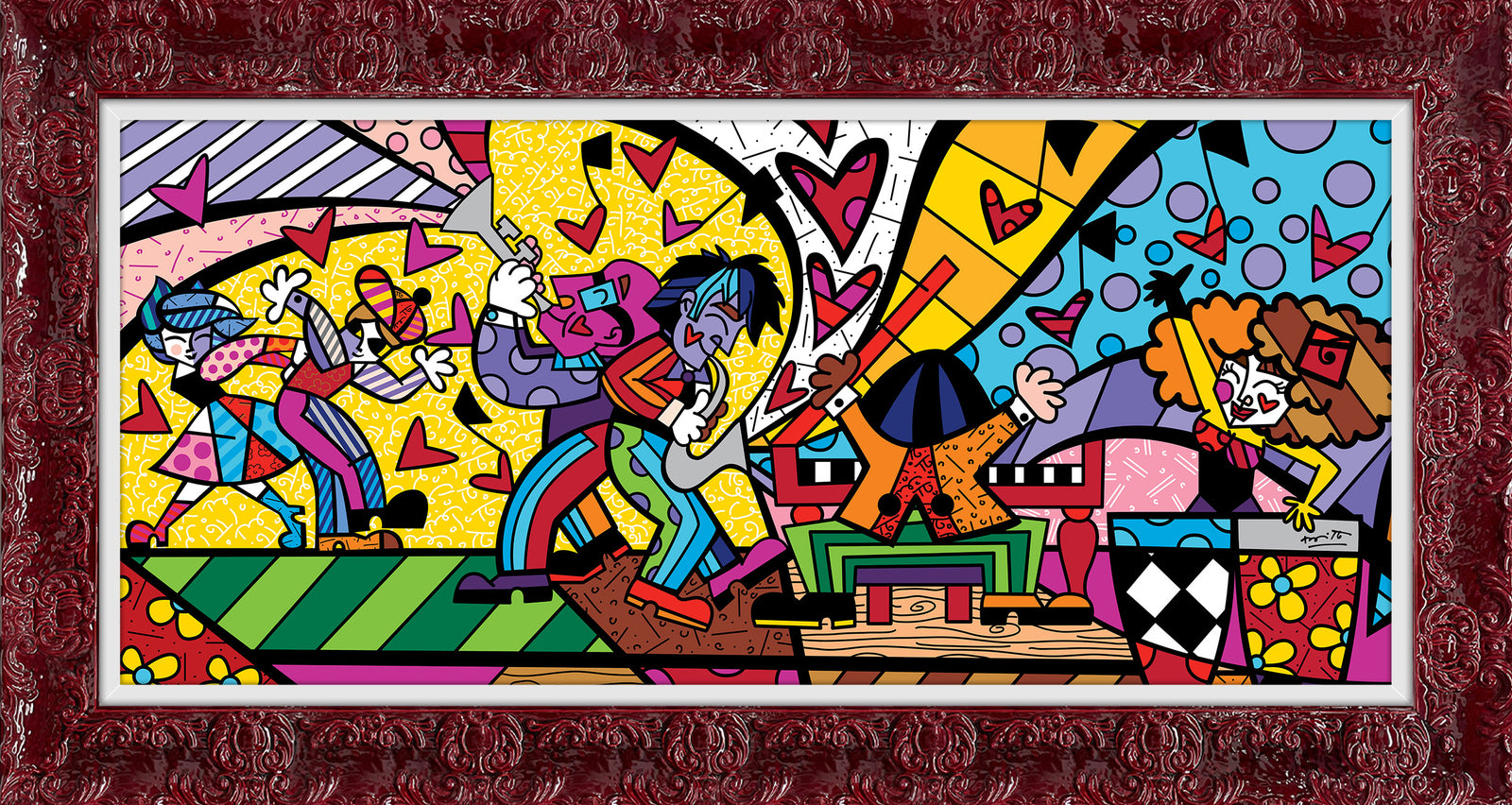 music ii limited edition print artistic colorful design collectible