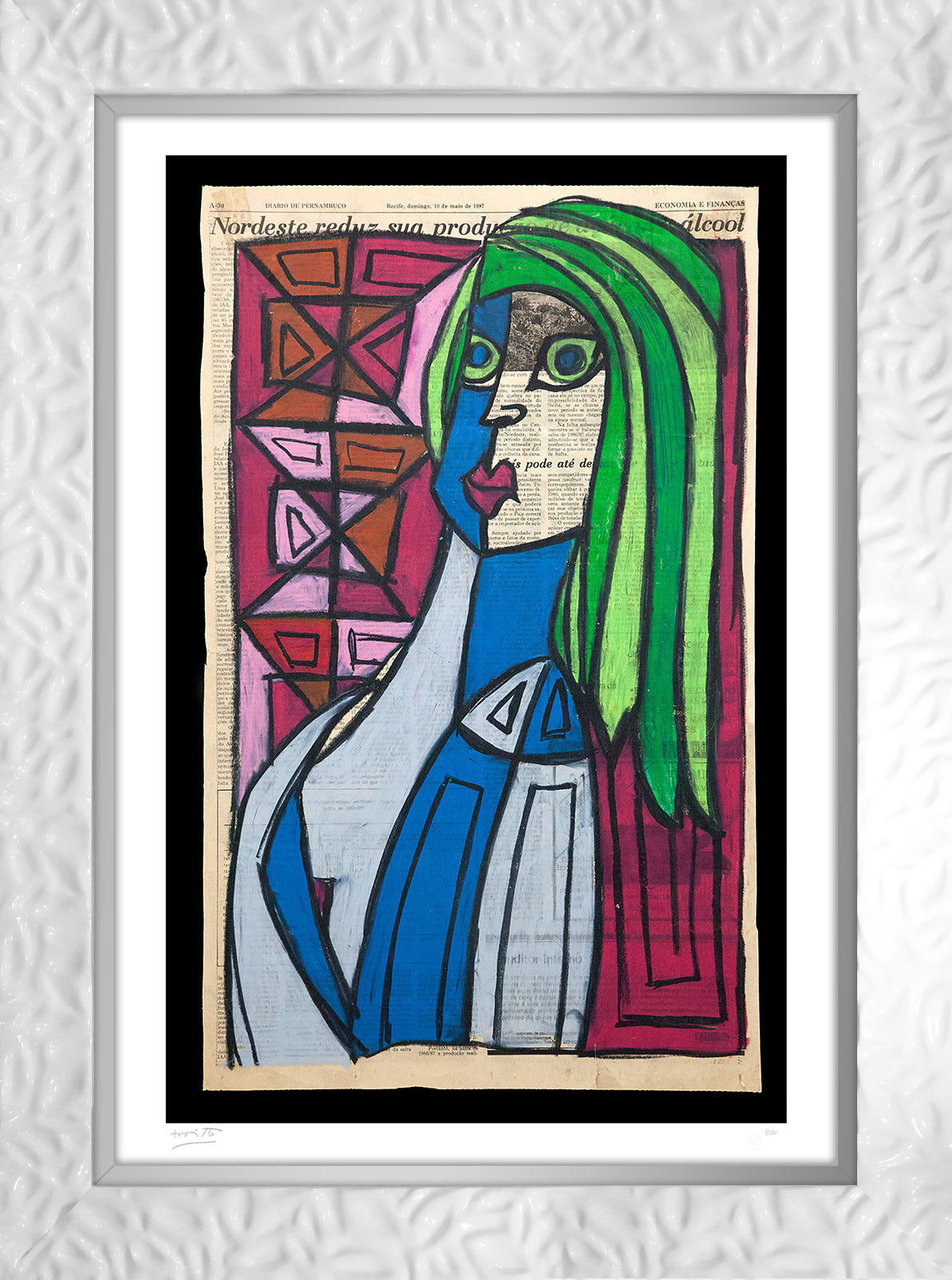 modern pop art pernambucana limited edition print vibrant home decor