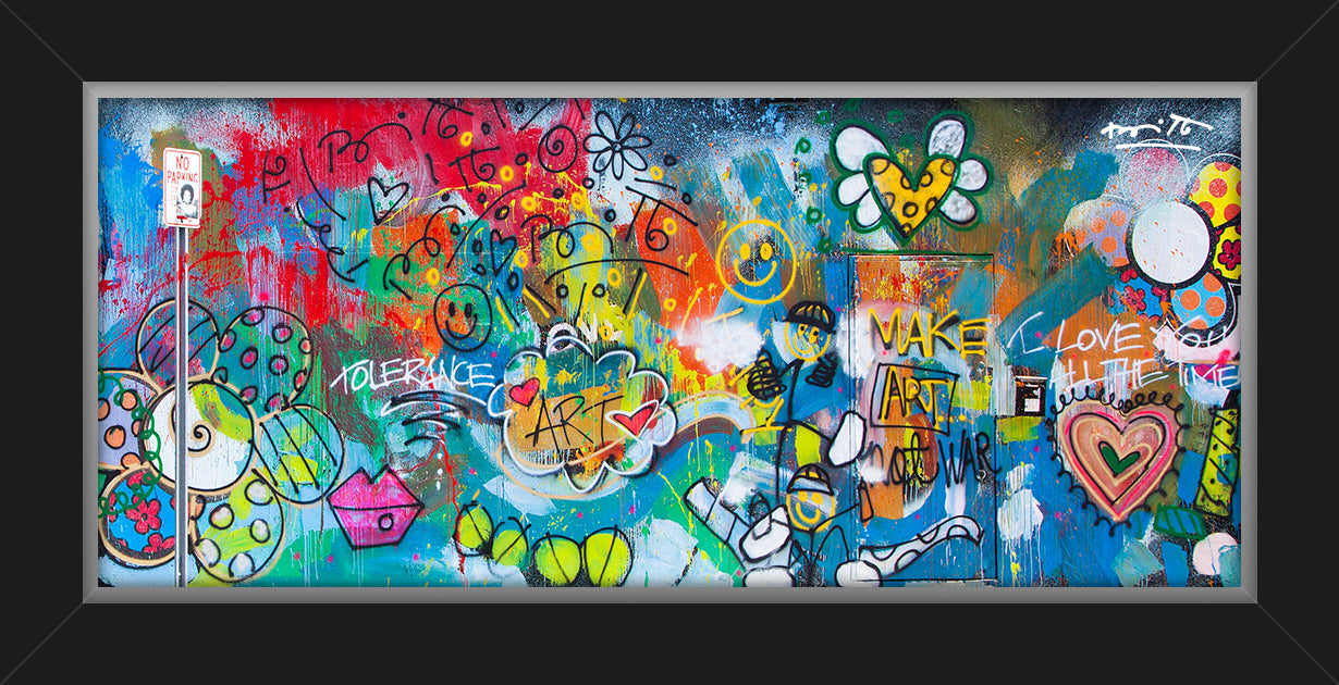 modern pop art the wall limited edition print vibrant home decor