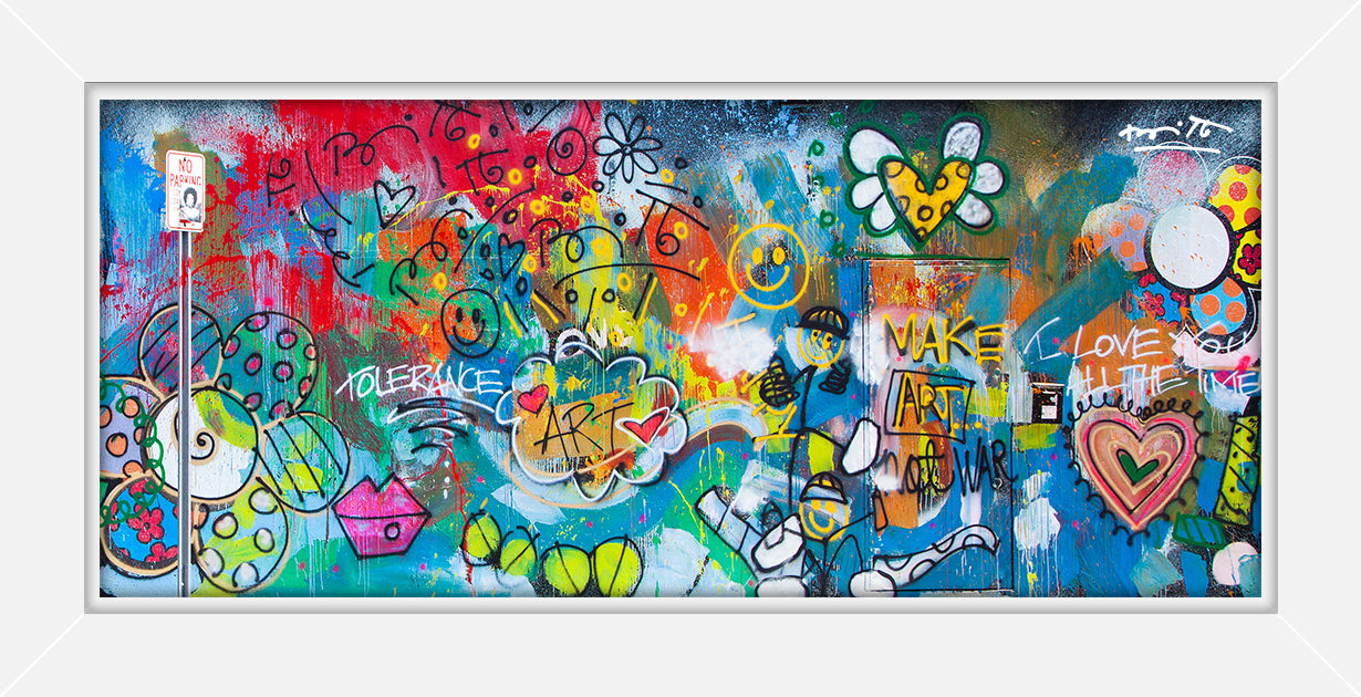 the wall limited edition print colorful decorative collectible gift idea