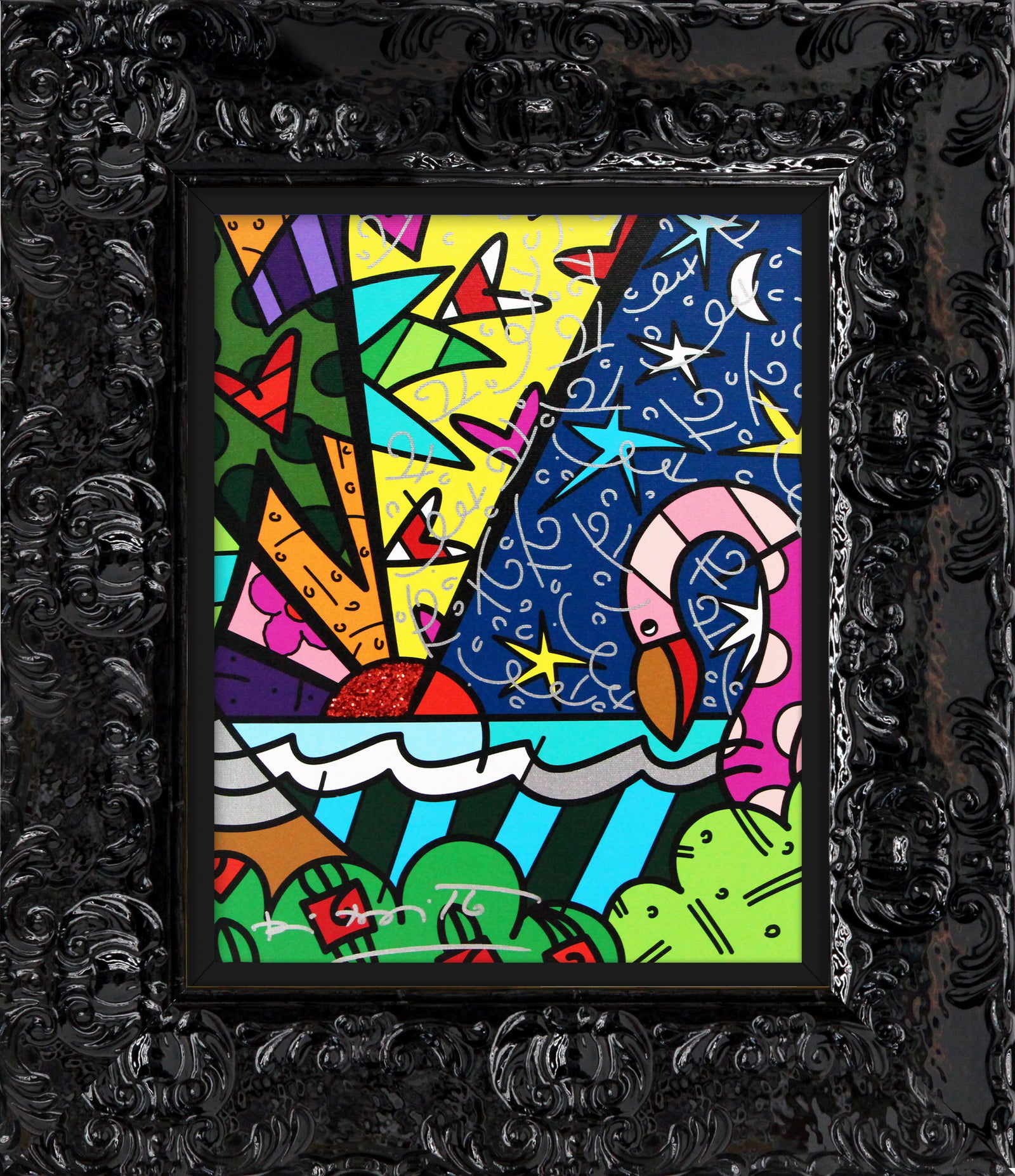 modern pop art real limited edition print vibrant home decor