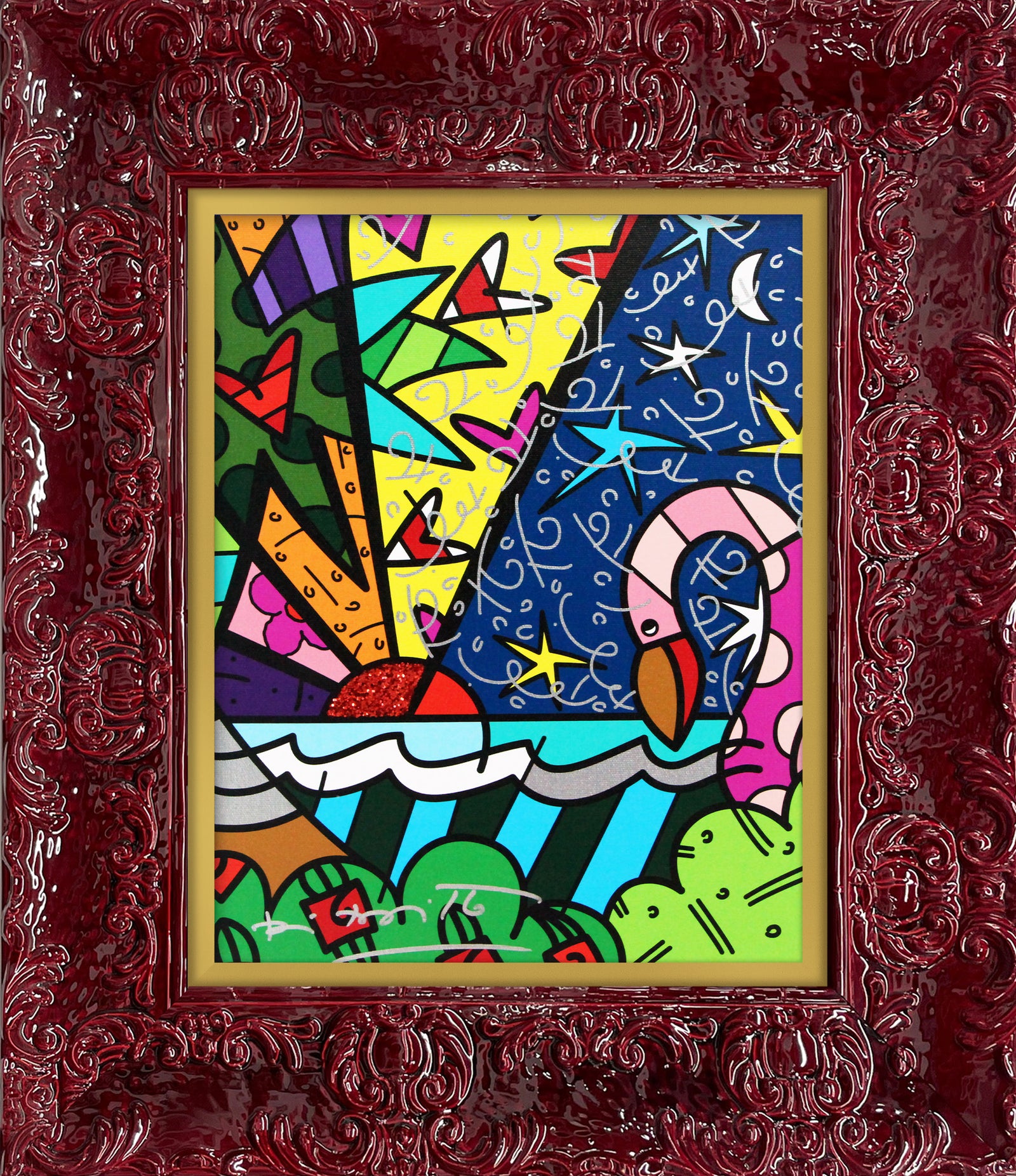 modern pop art real limited edition print vibrant home decor