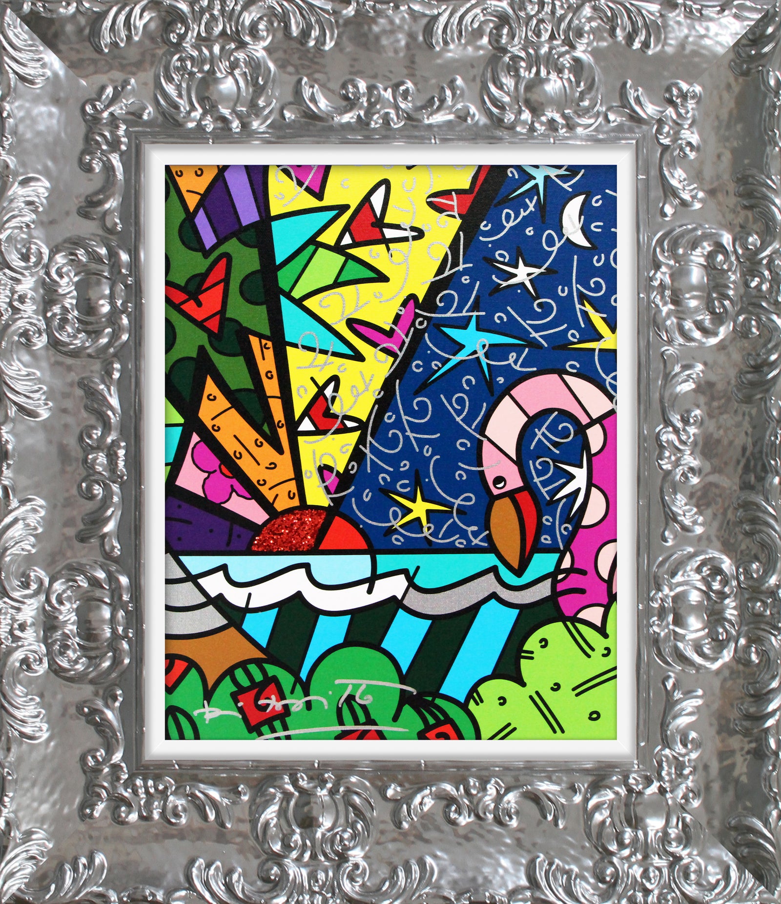real limited edition print artistic colorful design collectible