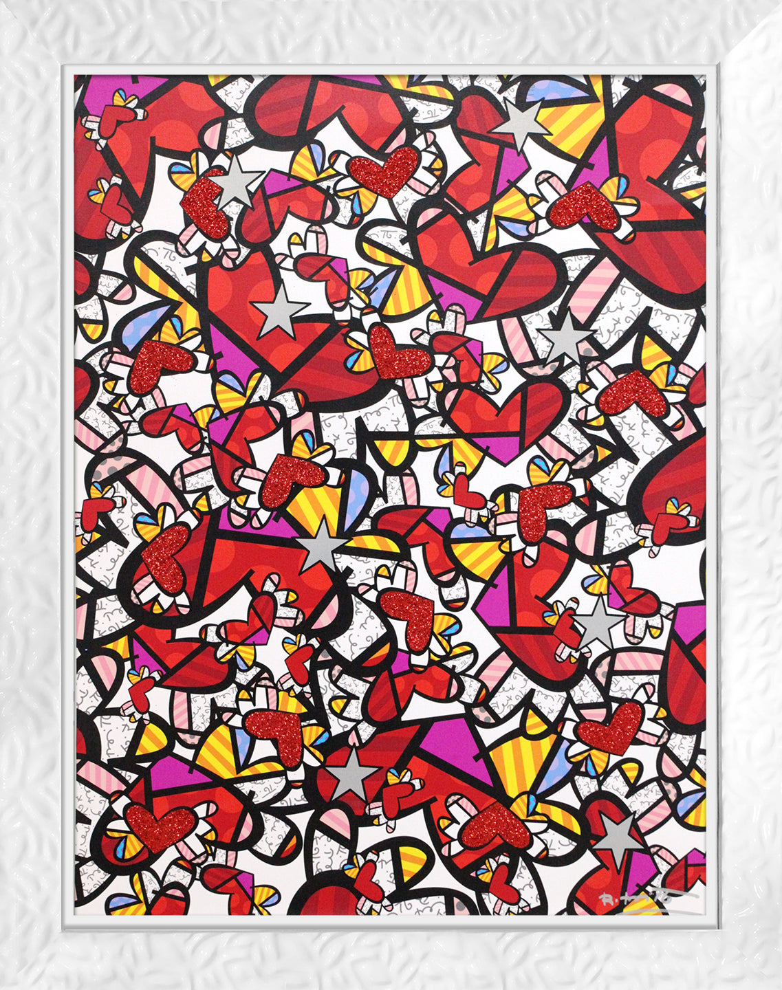 modern pop art true love limited edition print vibrant home decor