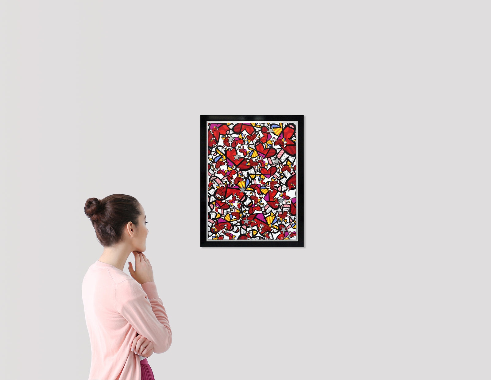 modern pop art true love limited edition print vibrant home decor