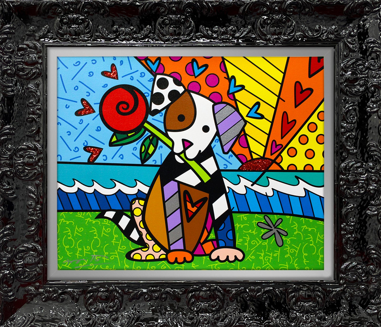 modern pop art lovely limited edition print vibrant home decor