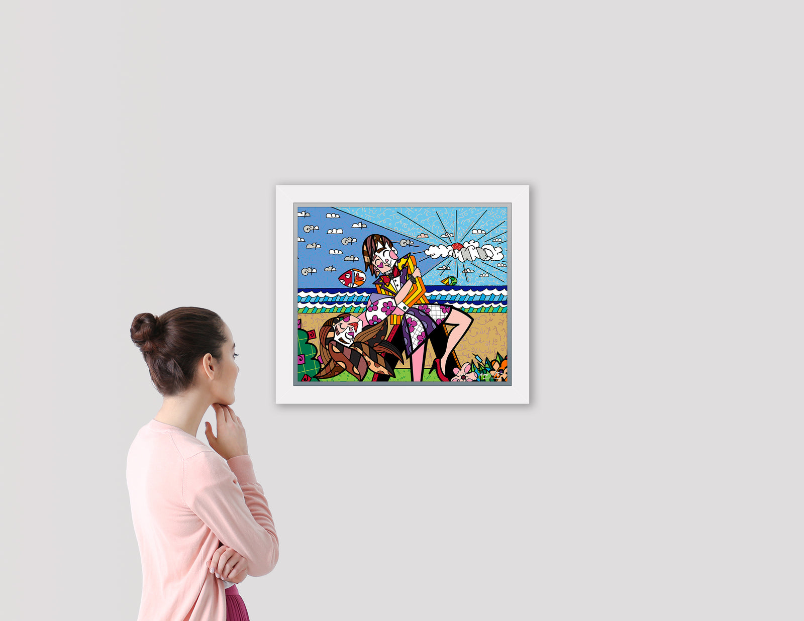 modern pop art true love limited edition print vibrant home decor